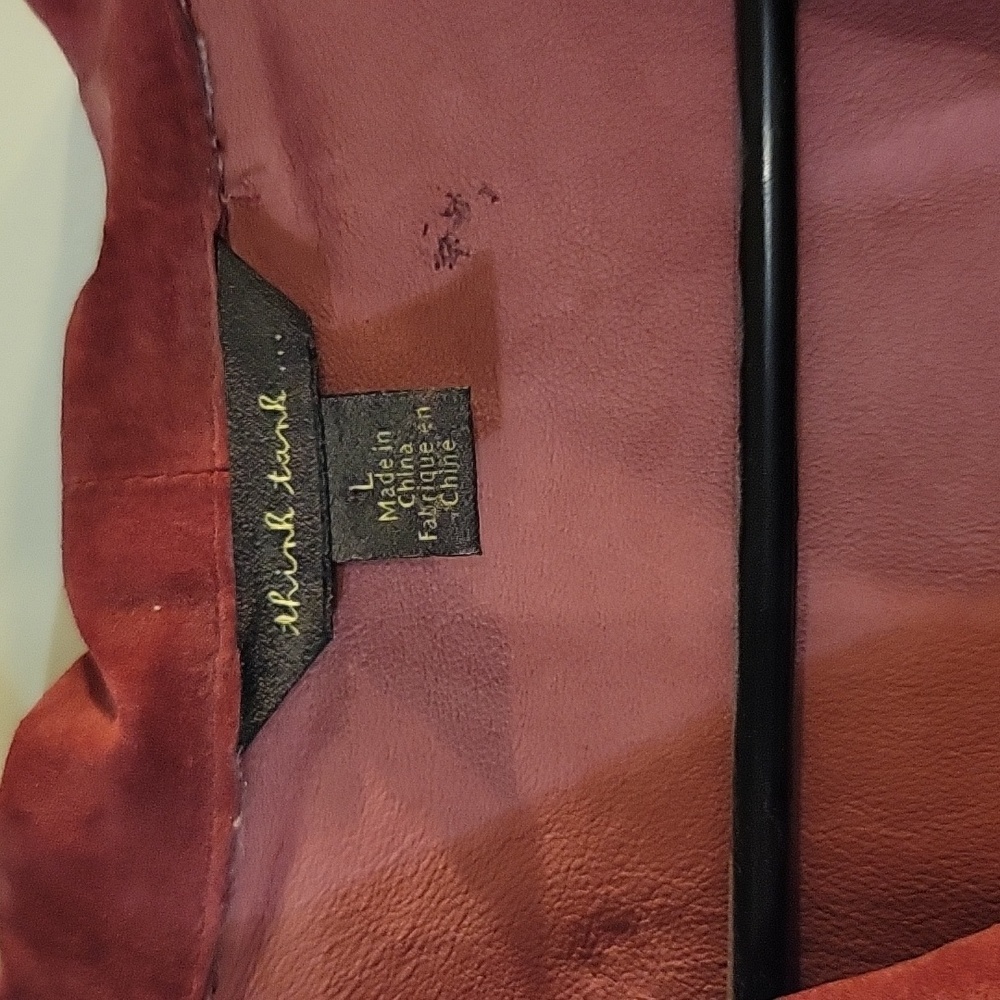 Red Suede Jacket - Picture 2 of 7
